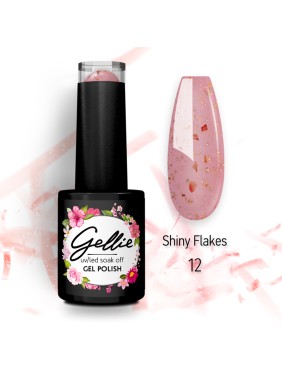 Gellie Ημιμόνιμο Βερνίκι Shiny Flakes 12 Gellie Ημιμόνιμο Βερνίκι Shiny Flakes 12
