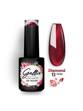 Gellie Ημιμόνιμο Βερνίκι Diamond Cat Eye 13 Gellie Ημιμόνιμο Βερνίκι Diamond Cat Eye 13