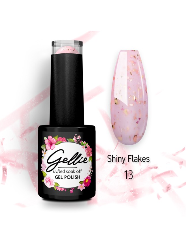 Gellie Ημιμόνιμο Βερνίκι Shiny Flakes 13