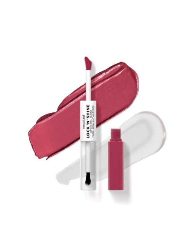 Wet N Wild MegaLast Lock n Shine Lip Color & Gloss 5493 L.A Pink
