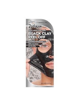 7th Heaven Men Activated Charcoal Black Clay Peel-Off