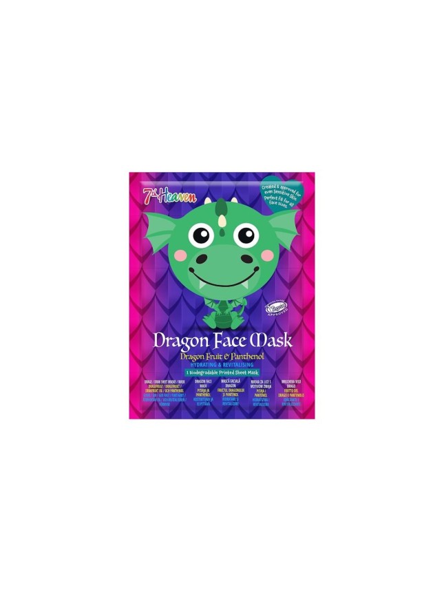 7th Heaven Μάσκα Προσώπου για Ενυδάτωση Dragon Sheet Mask