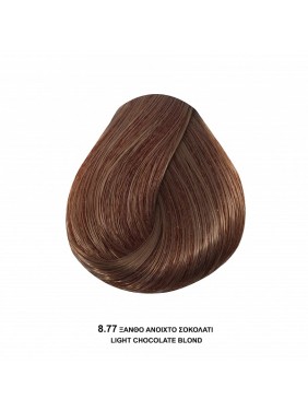 Bioshev Hair Color Cream 8,77 Ξανθό Ανοιχτό Σοκολατί 100ml