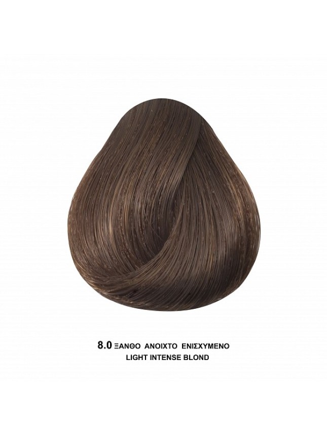 Bioshev Hair Color Cream 8,00 Ξανθό Ανοιχτό Ενισχυμένο 100ml