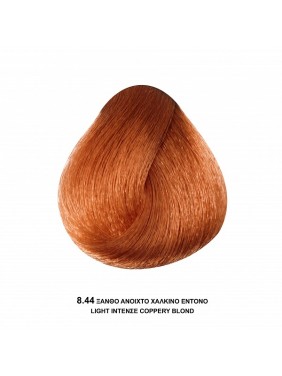 Bioshev Hair Color Cream 8,44 Ξανθό Ανοιχτό Χάλκινο Έντονο 100ml