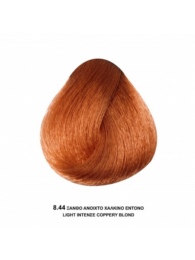 Bioshev Hair Color Cream 8,44 Ξανθό Ανοιχτό Χάλκινο Έντονο 100ml