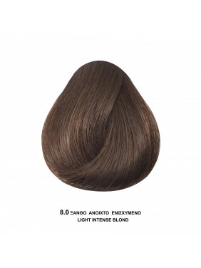Bioshev Hair Color Cream 8,0 Ξανθό Ανοιχτό 100ml