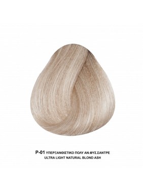 Bioshev Hair Color Cream P,01 Ξανθό Πολύ Ανοιχτό Φυσικό Σαντρέ 100ml