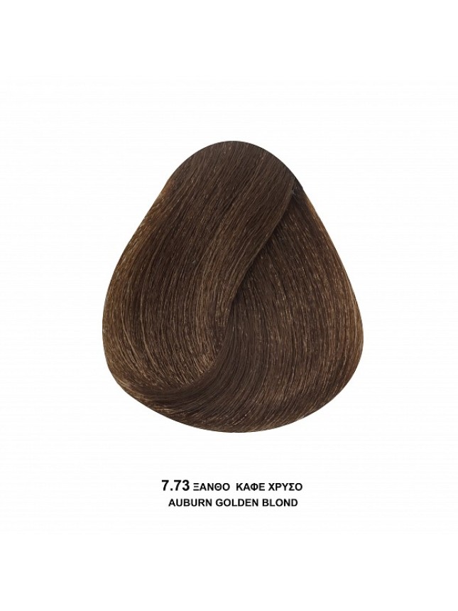 Bioshev Hair Color Cream 7,73 Ξανθό Καφέ Χρυσό 100ml
