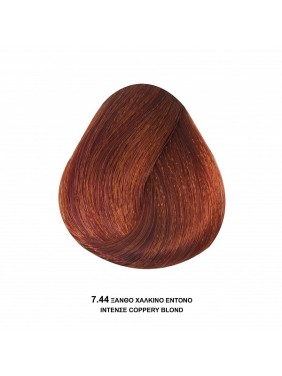 Bioshev Hair Color Cream 7,44 Ξανθό Χάλκινο Έντονο 100ml
