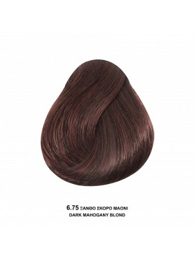Bioshev Hair Color Cream 6,75 Ξανθό Σκούρο Μαονί 100ml