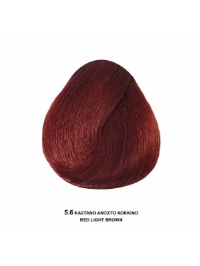 Bioshev Hair Color Cream 5,6 Καστανό Ανοιχτό Κόκκινο 100ml