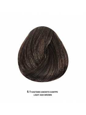 Bioshev Hair Color Cream 5,1 Καστανό Ανοιχτό Σαντρέ 100ml