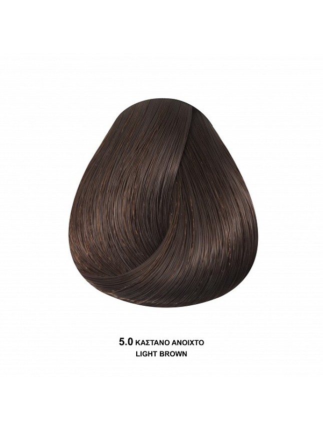 Bioshev Hair Color Cream 5,0 Καστανό Ανοιχτό 100ml