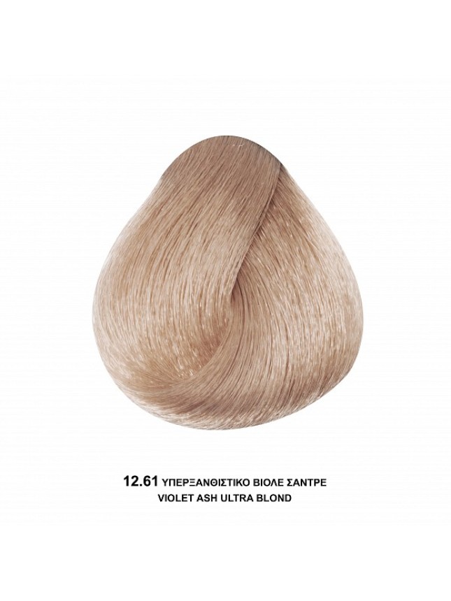 Bioshev Hair Color Cream 12,61 Υπερξανθιστικό Βιολέ Σαντρέ 100ml