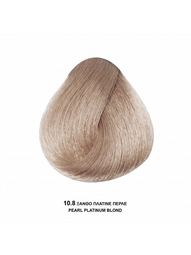 Bioshev Hair Color Cream 10,8 Ξανθό Πλατινέ Περλέ 100ml