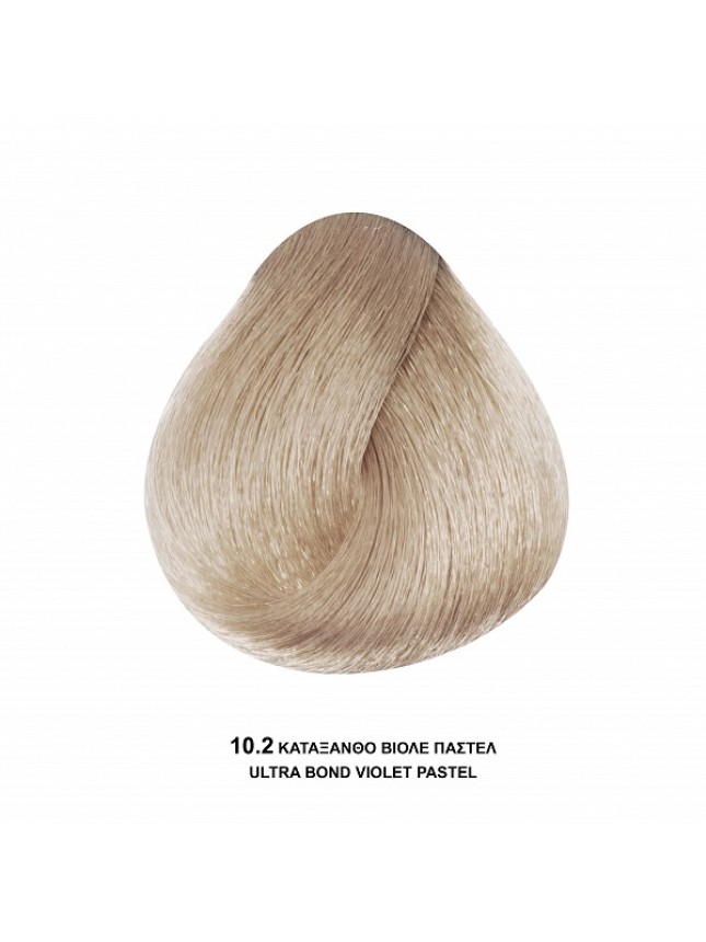 Bioshev Hair Color Cream 10,2 Κατάξανθο Βιολέ Παστέλ 100ml
