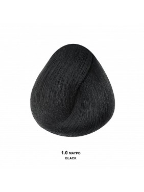 Bioshev Hair Color Cream 1,0 Μαύρο 100ml