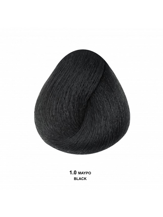 Bioshev Hair Color Cream 1,0 Μαύρο 100ml