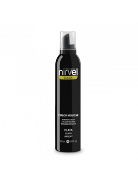 Nirvel Color Mousse 300ml Χρωμοαφρός χρώμα Ασημί Nirvel Color Mousse 300ml Χρωμοαφρός χρώμα Ασημί