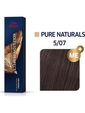 Wella Koleston Perfect Me+ Pure Naturals 5/07 Καστανό Ανοιχτό Φυσικό Καφέ 60ml Wella Koleston Perfect Me+ Pure Naturals 5/07 Καστανό Ανοιχτό Φυσικό Καφέ 60ml