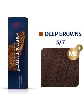 Wella Koleston Perfect Me+ Deep Browns 5/7 Καστανό Ανοιχτό Καφέ 60ml Wella Koleston Perfect Me+ Deep Browns 5/7 Καστανό Ανοιχτό Καφέ 60ml