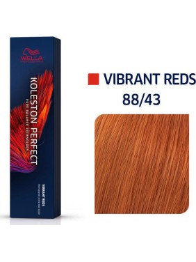 Wella Koleston Perfect Me+ Vibrant Reds 88/43 Έντονο Ξανθό Ανοιχτό Κόκκινο Χρυσό 60ml Wella Koleston Perfect Me+ Vibrant Reds 88/43 Έντονο Ξανθό Ανοιχτό Κόκκινο Χρυσό 60ml
