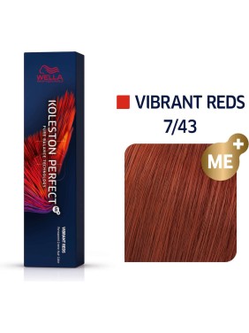 Wella Koleston Perfect Me+ Vibrant Reds 7/43 Ξανθό Κόκκινο Χρυσό 60ml Wella Koleston Perfect Me+ Vibrant Reds 7/43 Ξανθό Κόκκινο Χρυσό 60ml