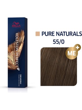Wella Koleston Perfect Me+ Pure Naturals 55/0 Έντονο Καστανό Ανοιχτό Φυσικό 60ml Wella Koleston Perfect Me+ Pure Naturals 55/0 Έντονο Καστανό Ανοιχτό Φυσικό 60ml