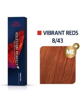 Wella Koleston Perfect Me+ Vibrant Reds 8/43 Ξανθό Ανοιχτό Κόκκινο Χρυσό 60ml Wella Koleston Perfect Me+ Vibrant Reds 8/43 Ξανθό Ανοιχτό Κόκκινο Χρυσό 60ml