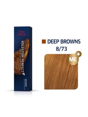 Wella Koleston Perfect Me+ Deep Browns 8/73 Ξανθό Ανοιχτό Καφέ Χρυσό 60ml Wella Koleston Perfect Me+ Deep Browns 8/73 Ξανθό Ανοιχτό Καφέ Χρυσό 60ml