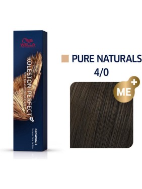 Wella Koleston Perfect Me+ Pure Naturals 4/0 Καστανό Φυσικό 60ml Wella Koleston Perfect Me+ Pure Naturals 4/0 Καστανό Φυσικό 60ml