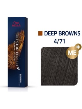 Wella Koleston Perfect Me+ Deep Browns 4/71 Καστανό Καφέ Σαντρέ 60ml Wella Koleston Perfect Me+ Deep Browns 4/71 Καστανό Καφέ Σαντρέ 60ml