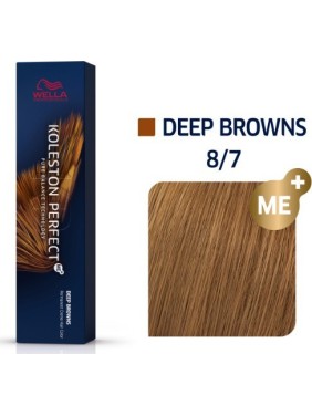 Wella Koleston Perfect Me+ Deep Browns 8/7 Ξανθό Ανοιχτό Καφέ 60ml Wella Koleston Perfect Me+ Deep Browns 8/7 Ξανθό Ανοιχτό Καφέ 60ml