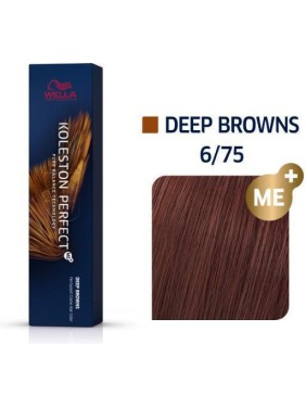 Wella Koleston Perfect Me+ Deep Browns 6/75 Ξανθό Σκούρο Καφέ Μαονί 60ml Wella Koleston Perfect Me+ Deep Browns 6/75 Ξανθό Σκούρο Καφέ Μαονί 60ml