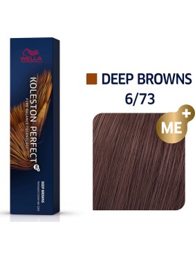 Wella Koleston Perfect Me+ Deep Browns 6/73 Ξανθο Σκουρο Καφε Χρυσο 60ml Wella Koleston Perfect Me+ Deep Browns 6/73 Ξανθο Σκουρο Καφε Χρυσο 60ml