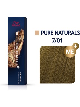 Wella Koleston Perfect Me+ Pure Naturals 7/01 Ξανθό Φυσικό Σαντρέ 60ml Wella Koleston Perfect Me+ Pure Naturals 7/01 Ξανθό Φυσικό Σαντρέ 60ml