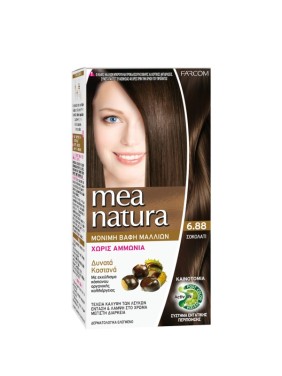 Farcom MeaNatura Σετ Βαφής Χωρίς Αμμωνία 60ml 6,88 Σοκολατί