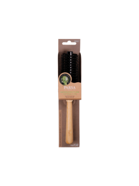 Parsa FSC Bamboo Βούρτσα Μικρή Στρογγυλή Τρίχες Με Αγριόχοιρου & Αλόη 15mm Parsa FSC Bamboo Βούρτσα Μικρή Στρογγυλή Τρίχες Με Αγριόχοιρου & Αλόη 15mm