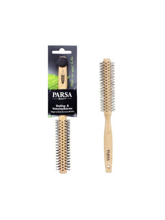 Parsa Ξύλινη Βούρτσα Μαλλιών Στρογγυλή Μεσαία