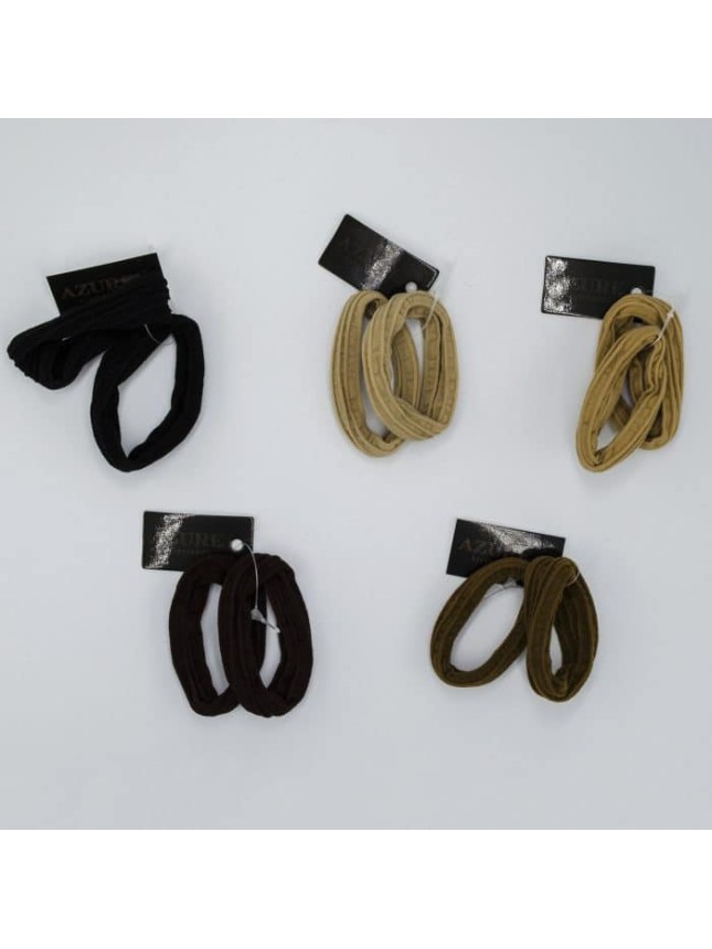 Azure Accessories Λάστιχα σετ 2 τεμ μονόχρωμο (MA-0417)