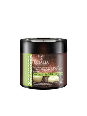 Evialia Μάσκα Μαλλιών με Λάδι Macadamia & Κερατίνη, Β5 & Πλούσια Ενεργά - 500ml (11315)