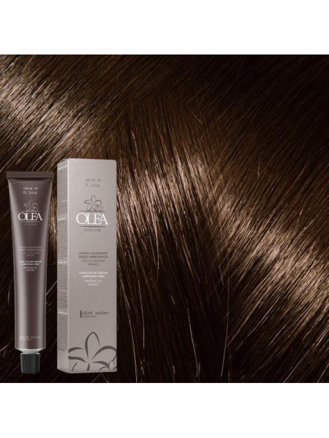 Dott.Solari Olea Βαφή Μαλλιών Χωρίς Αμμωνία No 5.0 Καστανό Ανοιχτό - 100ml