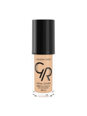 Golden Rose Total Cover 2in1 Foundation & Concealer 02 Ivory