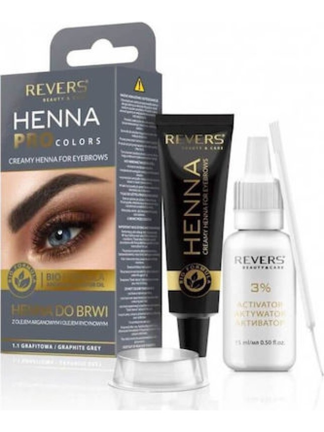 Revers Henna Pro Colors Graphite Grey