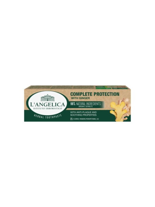 L'Angelica Herbal Οδοντόκρεμα Με Ginger Για Ολική Προστασία 75ml