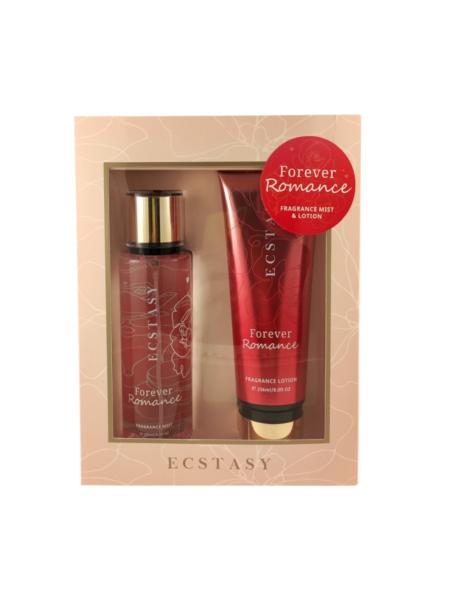 Ecstasy Σετ Δώρου - Forever Romance Body Cream 236ml + Body Mist 250ml