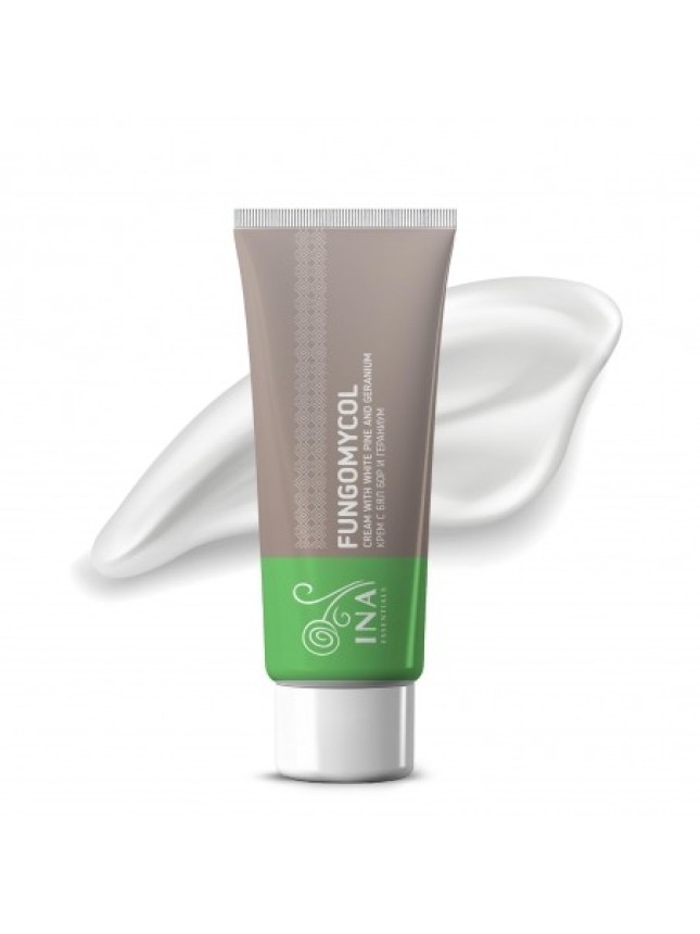 Ina Essentials Κρέμα 2 σε 1 για ονυχομυκητίαση και ξηρό, σκασμένο δέρμα - με λευκή πεύκη, ουρία και γεράνι 75ml