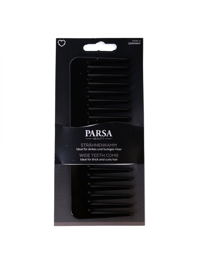 Parsa Χτένα Μαύρη Με Αραιά Δόντια (016096373)