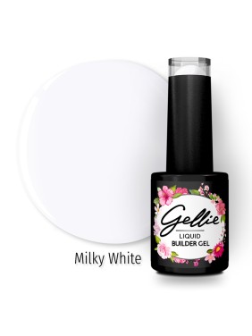 Gellie Liquid Builder Gel - Milky White Gellie Liquid Builder Gel - Milky White